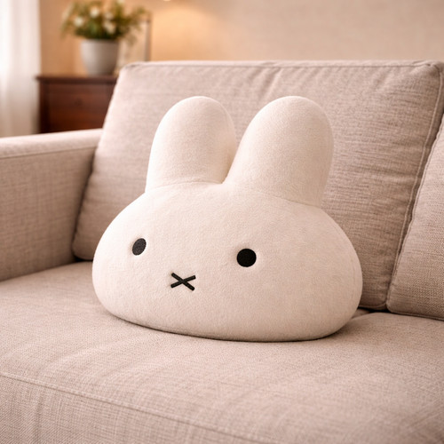 New cute miffy plush pillow - new,