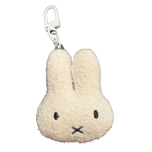 Miffy rabbit plush keychain - miffy,